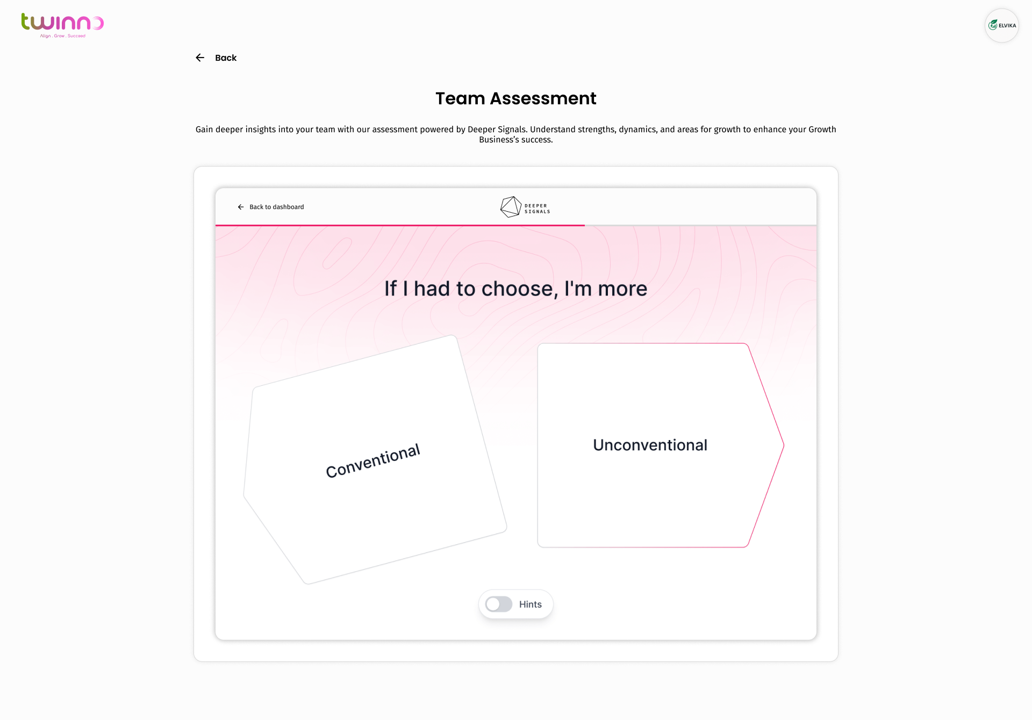 Assess the team's talents